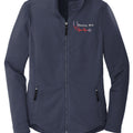 Custom Embroidery smooth Fleece Jacket for Female RN. Female Nurse Fleece Jacket. Female RN Full Zip Fleece Jacket. Nurse gift. RN gift. LOSOL904-PR