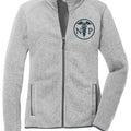Personalized Nurse Practitioner Fleece Jacket- Custom Embroidered NP Gift, Female FNP Full Zip Jacket, Nursing Appreciation, Healthcare Gift