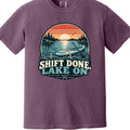 Shift Done, Lake on T-shirt