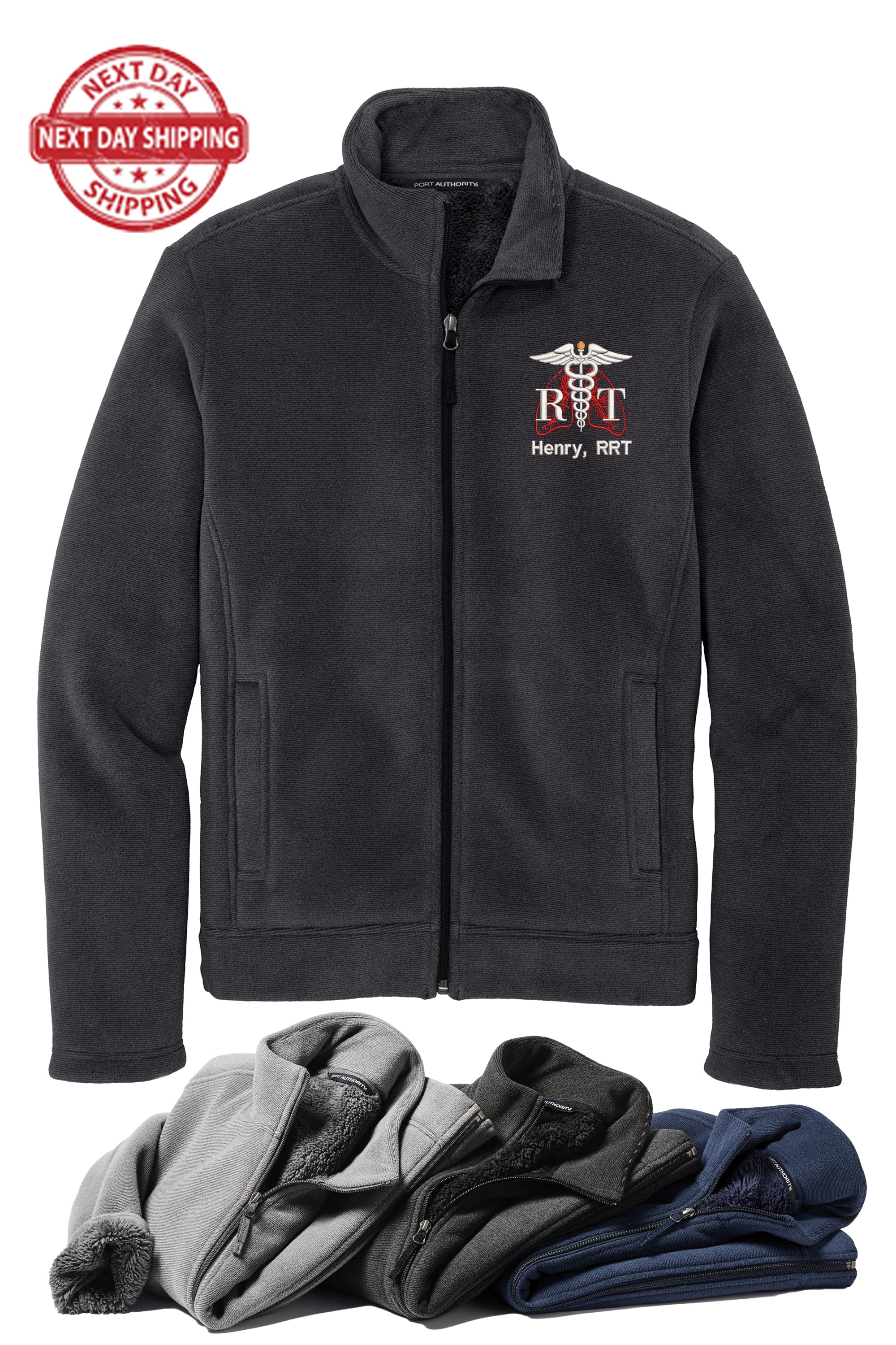 Port_Authority_Brushed_Fleece_Jacket