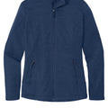 Port Authority Ladies Grid Fleece Jacket - Chic & Warm Outerwear
