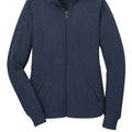 Redefined Ladies' Slub Fleece Full-Zip Jacket with Custom Embroidery by Port Authority®