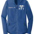 Custom Embroidery Smooth Fleece Jacket for Female Respiratory Therapist. Female RT Fleece Jacket. Female RT Full Zip Fleece Jacket. Respiratory gift. RT gift. SOLORTL904