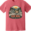 Rounds Later Run Now T-shirt