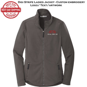 Custom Embroidery smooth Fleece Jacket for Female RN. Female Nurse Fleece Jacket. Female RN Full Zip Fleece Jacket. Nurse gift. RN gift