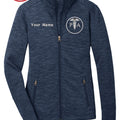 Modern Physician Assistant Custom Embroidery Female Jacket. Female PA Fleece Jacket. Female PA Full Zip Fleece Jacket. Physician gift.