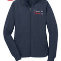 Personalized Embroidery Fleece Jacket for Female RN. Female Nurse Fleece Jacket. Female RN Full Zip Fleece Jacket. Nurse gift. RN gift.