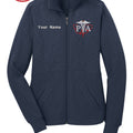 Personalized Embroidery Fleece Jacket for Female PA. Female physician assistant Fleece Jacket. Female PA Full Zip Fleece Jacket. PA gift.